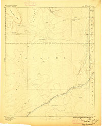 Old Historical Maps of Fort Defiance, Fort Defiance Agency | Pastmaps